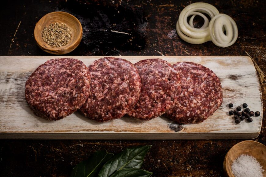 venison burger