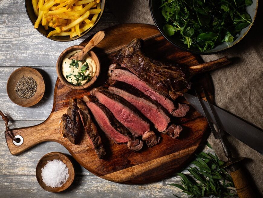 cote de boeuf steak