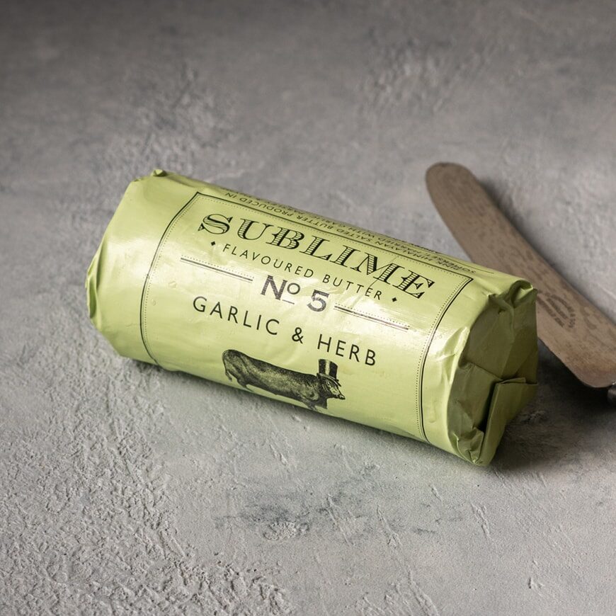 sublime garlic and herb butter